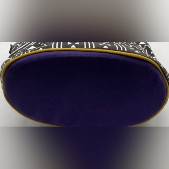 Laurel Burch‎ Colorful Dogs Canvas Tote Bag Boho Artcore Festival Y2K Purse - Picture 4 of 9